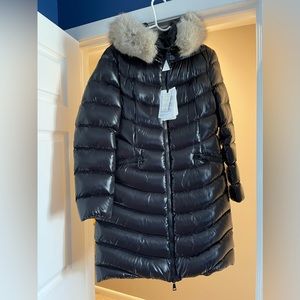 Womens black Moncler Aphia jacket